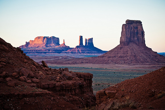 Sonnenuntergang - Monument Valley