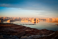 Sonnenuntergang am Lake Mead in Arizona