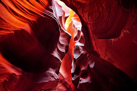 Antelope Canyon - 40 Meter hoher Slotcanyon in Arizona