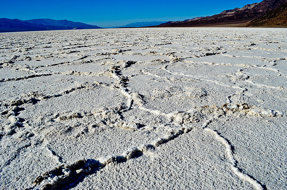 Death Valley - Bad Water - tiefster Punkt der USA - 88 unter dem Mehresspiegel